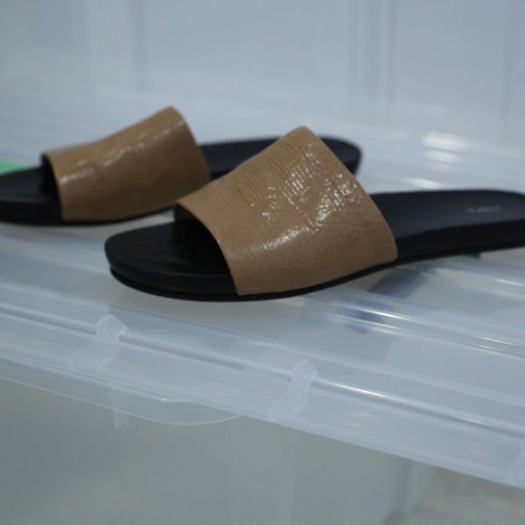 Aska Collection Camel Lizard Ellery Slides - Picture 11 of 11